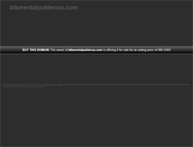 Tablet Screenshot of bikerentalpoblenou.com